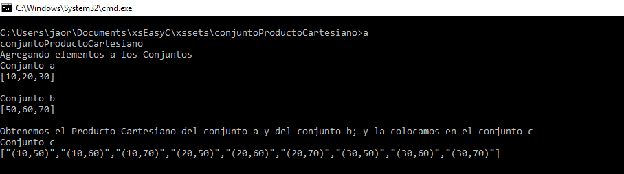 conjunto Producto Cartesiano