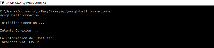 mysqlHostInformacion