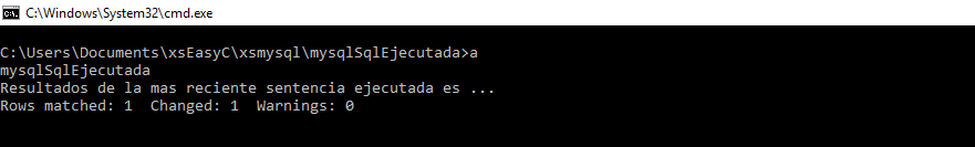mysqlSqlEjecutada